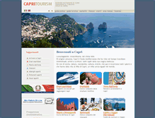 Tablet Screenshot of capritourism.com